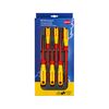 Csavarhúzó készlet lapos 3-/4-/5,5-/6,5mm PH1/PH2 1000V 6-darabos KNIPEX - 002012V02