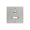 Csengőnyomó panel  LED/8-16VADC 130x130x45mm 1-lakás süllyesztett nemesacél ETA 401 V2A UP GROTHE - 55401