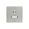 Csengőnyomó panel LED/8-16VADC 130x130x19mm 1-lakás falonkívüli nemesacél ETA 501 V2A AP GROTHE - 55501