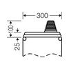 Kábelbevezető zárófedél lépcsős 1x30-72mm IP65 műanyag szürke MiFP70 ENYMETER Hensel - 20001027