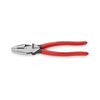 Kombinált fogó erő 62HRC max.4,6/3mm-vágás piros 240mm KNIPEX - 0901240