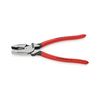 Kombinált fogó erő 62HRC max.4,6/3mm-vágás piros 240mm KNIPEX - 0901240