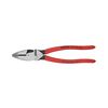 Kombinált fogó erő 62HRC max.4,6/3mm-vágás piros 240mm KNIPEX - 0901240