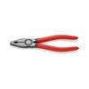 Kombinált fogó 60HRC max.d12/3,4/2,2mm-vágás piros 180mm KNIPEX - 0301180