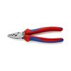 Krimp fogó 9profilú piros-kék 0.25-16mm2 tüskés-présforma KNIPEX - 9772180