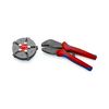 Krimp fogó saruhoz/érvéghüvelyhez 0.5-6mm2 ovális-présforma mechanikus MultiCrimp KNIPEX - 973302