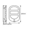 LED kültéri fali lámpatest érzékelős falonkívüli 12.5W 220-240V AC Endura Style Plate LEDVANCE - 4058075477872