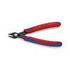 Elektronikai oldalcsípő fogó 62HRC max.d1,2/0,6mm nyitórugós piros-kék normál Super Knips KNIPEX - 7881125