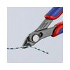 Elektronikai oldalcsípő fogó 62HRC max.d1,2/0,6mm nyitórugós piros-kék normál Super Knips KNIPEX - 7881125