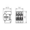 Túlfeszültség-levezető szolár C T2 DC 40kA 3M V20-C 3PH-600 OBO-BETTERMANN - 5094605